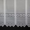 Kranzusch Jacquard Short Curtain 70x26 cm White view 3