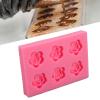 Qcwwy Rose-Shaped Silicone Mold view 3