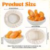 JJUNW 6-Piece Linen Liner for Proofing Baskets view 2