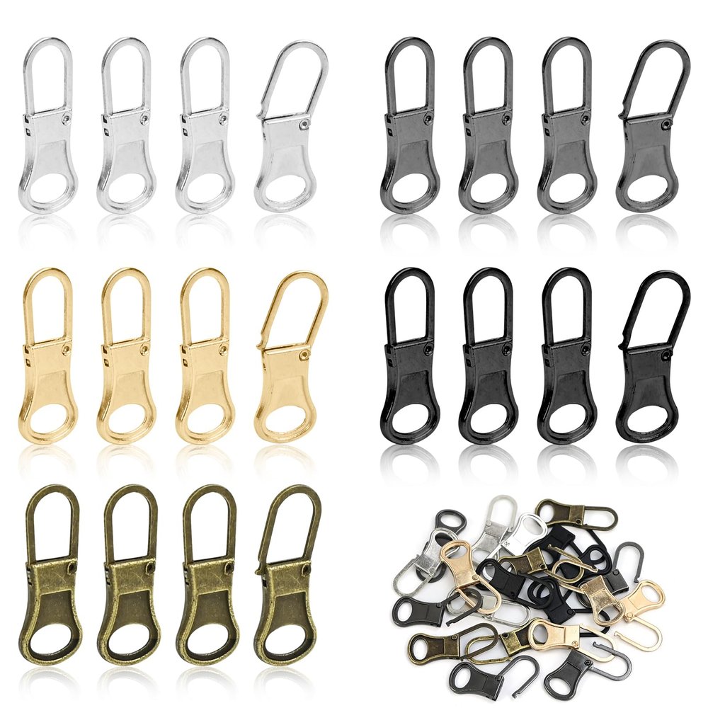 JAXICREY 20-Piece Zipper Pull Replacement Set