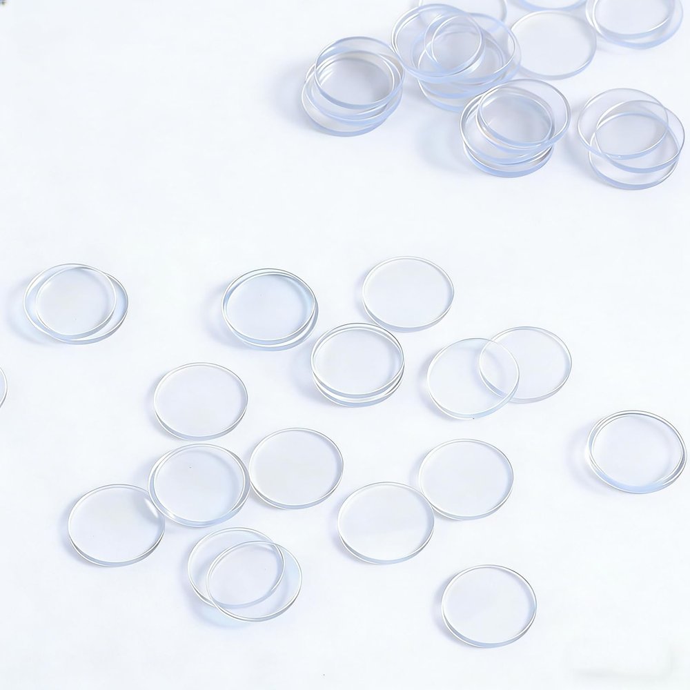 Febbya 100pcs Anti-Slip Pads Self-Adhesive Transparent 2cm