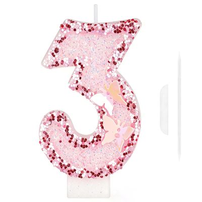 Yuannee Birthday Candle Number 3