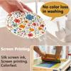 PRESSINART Coasters - Vintage Floral Cotton Drink Coasters (Set of 6) view 3