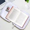 PRESSINART Butterfly Bible Cover, 12 x 8.7 in, Floral Polyester Cover with Pocket, Bookmark, Handle and Zipper view 3
