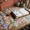 Daleweo 50 Pack Flower Stickers view 3