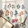 Daleweo 50 Pack Flower Stickers view 4