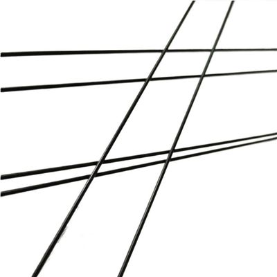 6 Black Fiberglass Rods, 0.8/1/1.2 mm Diameter, 1000 mm Long, Flexible Support Rods for Construction Projects (1 x 1000 mm)