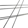 6 Black Fiberglass Rods, 0.8/1/1.2 mm Diameter, 1000 mm Long, Flexible Support Rods for Construction Projects (1 x 1000 mm) view 1