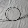 6 Black Fiberglass Rods, 0.8/1/1.2 mm Diameter, 1000 mm Long, Flexible Support Rods for Construction Projects (1 x 1000 mm) view 3