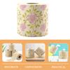 Mikikit 3 Rolls Decorative Bamboo Toilet Paper with Floral Pattern for Bathrooms and Celebrations, Printed and Durable view 3
