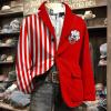 Men's Carnival Corduroy Blazer with Colorful City and Clown Print view 2