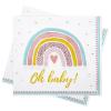 Boho Rainbow Napkins for Birthday & Baptism view 1