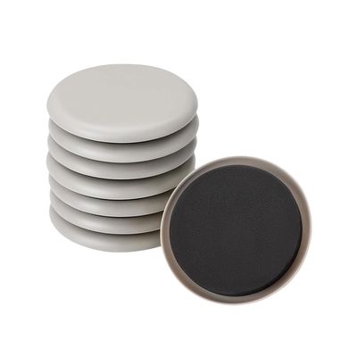 ZoraYorce 8-Pack Self-Adhesive Furniture Sliders for Carpet and Hardwood Floors