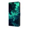 BLOTECH Flip Wallet Case for Xiaomi 13 Lite, PU Leather Stand Cover with Card Slots, Green Aurora view 2