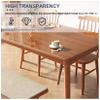 Clear Transparent Table Cover 0.15 mm, 120 x 260 cm view 2