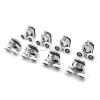Sliding Shower Door Rollers, 2327 mm, Zinc Alloy, Double-Wheel Bearings, 4-Piece Replacement Set (4 Upper, 25 mm) view 3