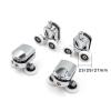 Sliding Shower Door Rollers, 2327 mm, Zinc Alloy, Double-Wheel Bearings, 4-Piece Replacement Set (4 Upper, 25 mm) view 4