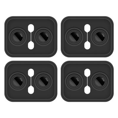 4-Piece Car Door Lock Covers with Noise Reduction