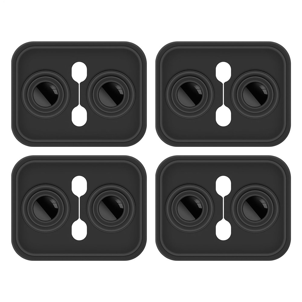 4-Piece Car Door Lock Covers with Noise Reduction