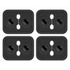 4-Piece Car Door Lock Covers with Noise Reduction view 1