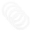 HOMSFOU 4-Pack Silicone Heater Gaskets, 2-Inch O-Ring Flat Seals for Spa Heaters view 1