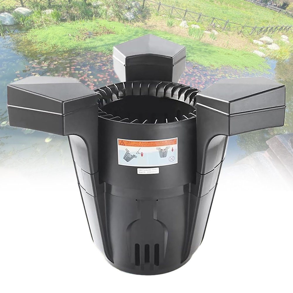 Floating Pond Skimmer with Pump and Long Power Cord