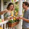 Ungtyb Easter Watering Can Garden Stake view 3