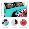 Sepustas Kids Meme 67 Italian Brainrot Six Seven 6 7 Kids' Microfiber Bedding Set, Super Soft, 155 x 220 cm, 2 Pillowcases view 2