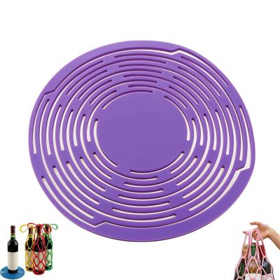 Multifunctional Mesh Coaster & Wine Carrier