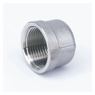 ICXLPMC 3/4" BSP Female-Thread 304 Stainless Steel Pipe Fitting, Countersunk Round-Head Socket, 2.5 MPa Operating Pressure