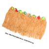 Cabilock Hawaiian Table Skirt, ABS Plastic with Tassels, 276 x 75 cm, Shape-Retaining and Break-Resistant view 2