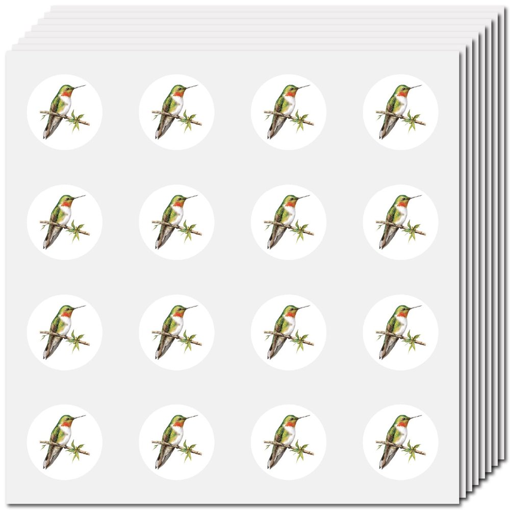 CREATCABIN 128 Pcs Hummingbird Stickers