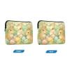 Quilted Laptop Sleeve with Cute Rabbits and Pastel Easter Eggs, Size M view 2