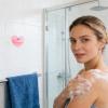 Shower Hair Catcher with Suction Cup - Heart Design view 3