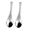 15 cm Hammered Stainless Steel Soup Spoon view 1