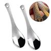 15 cm Hammered Stainless Steel Soup Spoon view 2