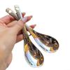 15 cm Hammered Stainless Steel Soup Spoon view 4