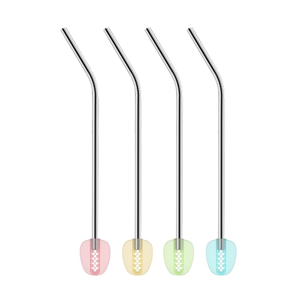 Tescoma Stainless Steel Straws with Filter myDRINK, 4 pcs, with Cleaning Brush - 308869