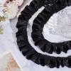 letsinstyle 5 Yards Black Ruffled Pleated Lace view 2
