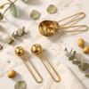 4-Piece Gold Stainless Steel Measuring Spoon Set view 2