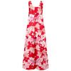 QinMMSPORTS Women's Floral Print Bib Overall Carnival Costume view 4