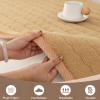YFPZHZ Thick Plush Sofa Cover for Pets, Decorative Couch Blanket with Non-Slip Backing, 55 x 220 cm, Yellow view 3