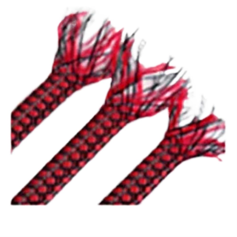 1/5/10 m Braided Cable Sleeve, 4/8/12 mm, Expandable PP/Cotton, Red Black, 8 mm, 5 m