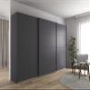 Rauch Möbel KULMBACH Sliding-Door Wardrobe, Metallic Gray, 360 cm Wide view 2