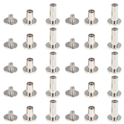 UTHCLO Alloy Screw Posts, 30-Piece Set for Bookbinding and Calendars