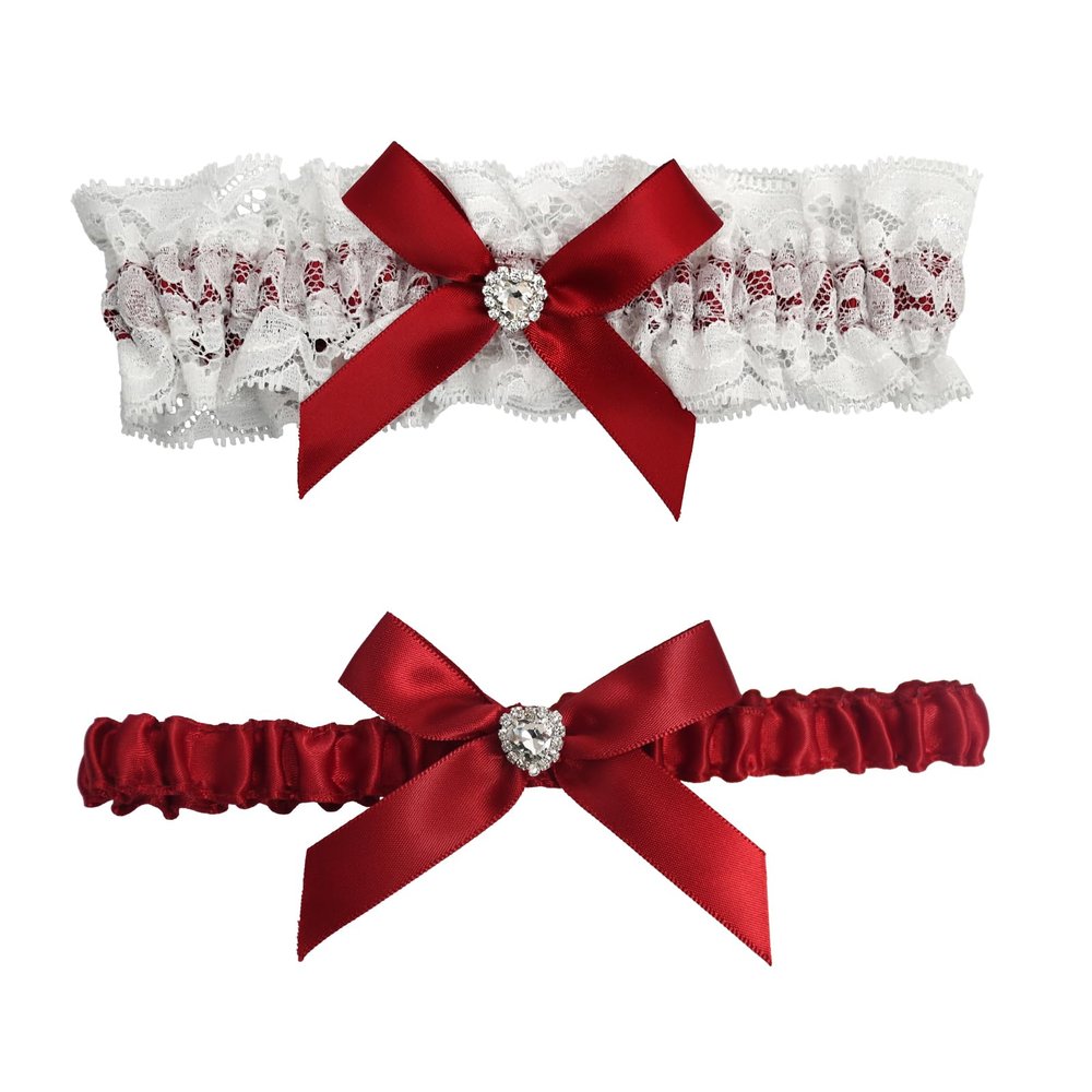 Bridal Garter with Romantic Bow Design