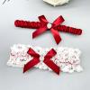 Bridal Garter with Romantic Bow Design view 2