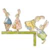 Easter Bunny Wooden Decoration view 1