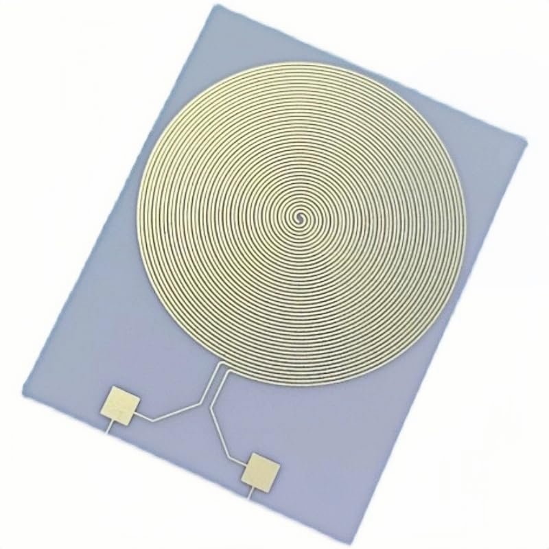 0.38 mm Aluminum Oxide Ceramic IDC Gold Electrode for Capacitive Sensor Applications, 23 x 18 mm, -50 to 350 °C (2 pcs)