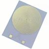0.38 mm Aluminum Oxide Ceramic IDC Gold Electrode for Capacitive Sensor Applications, 23 x 18 mm, -50 to 350 °C (2 pcs) view 1